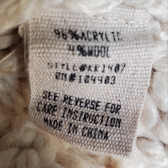 Anthropologie Moon River Cream Sweater Size Small - Picture 5 of 5